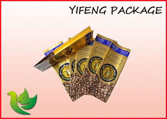 250g Side Gusset Kopi Kemasan Bag Dengan Percetakan / Foil Coffee Bag