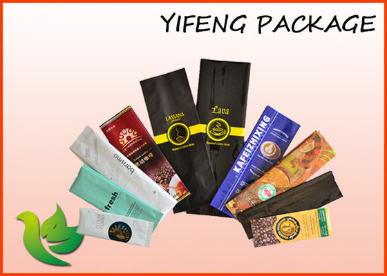Custom cetak Side Gusset Kopi Kemasan Bag Dengan Degassing Valve