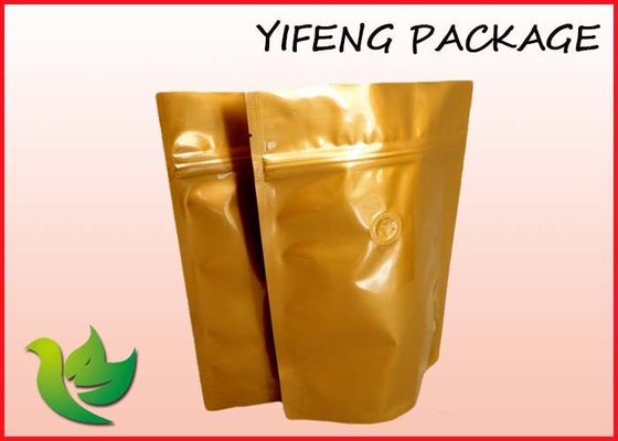 Laminated Aluminium Foil Mylar Vacuum Sealed Tas kopi dengan Valve