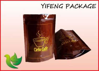 Dicetak Laminated Aluminium Foil Kopi Kemasan Bag Dengan Valve