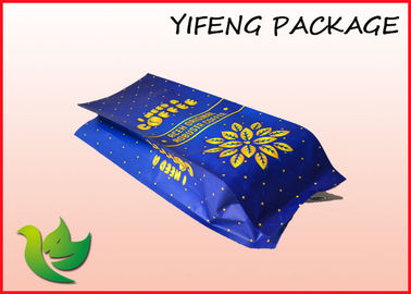 Custom cetak Side Gusset Kopi Bag 3 Layers Laminated Aluminium kantong