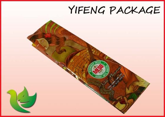 Panas Sealable Aluminium Foil Coffee Bean Bag ritsleting Side Gusset Pouch