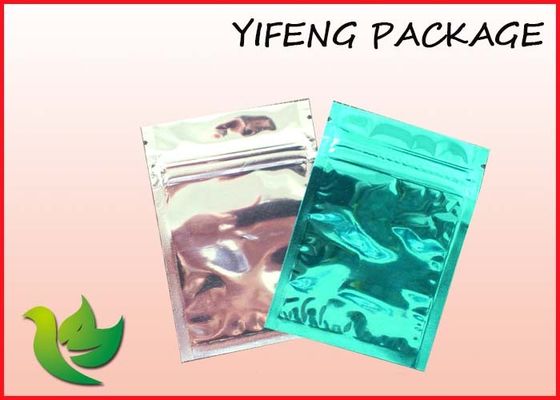 Mini Aluminium Foil Zipper Pouch Moisture Barrier Garment Kemasan Tas