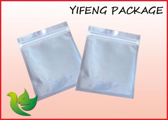 Datar ritsleting Pouch 3 Sisi Sealing Aluminium Foil Berjajar Bag Untuk Kue