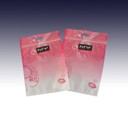 Foil Kustom Zipper Pouch Kemasan Eco Friendly Dengan Hanging Lubang