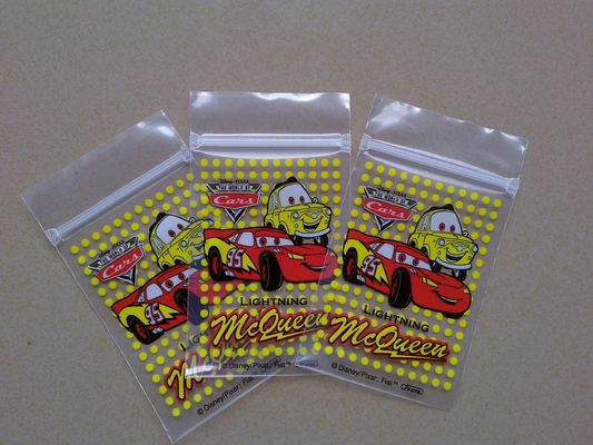 Food Grade Zipper Pouch Kemasan Polyethylene Bags High Density