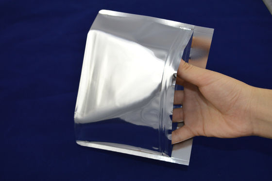 Alu Foil menjernihkan Zipper Pouch Kemasan berdiri untuk perlengkapan mandi