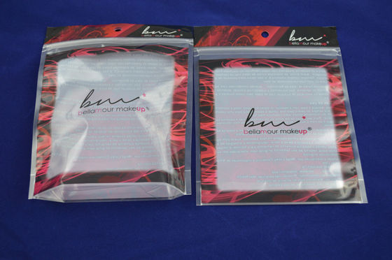BOPP / PE Stand Up Zipper Pouch Kemasan berwarna untuk Kosmetik OEM