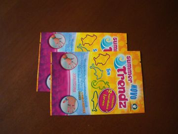Valved Kecil Foil Pouch Packaging Untuk Toy Eco Friendly Disesuaikan