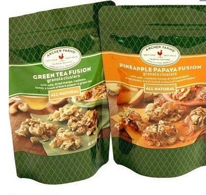 Aluminium Foil Zipper Makanan Pouch Kemasan Stand Up dengan Clear Jendela