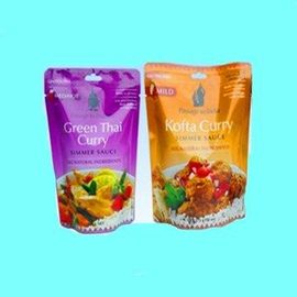 Snack Foil Dicetak Makanan Kemasan Kantong Dengan Zipper Euro Lubang