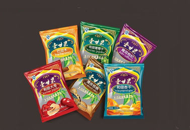Side Seal Kacang FDA Food Pouch Kemasan Bag Dengan Batal Jendela