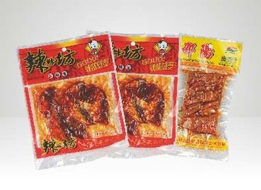 Panas Sealing Ikan Makanan Pouch Kemasan Bag Hanger Dengan Lubang