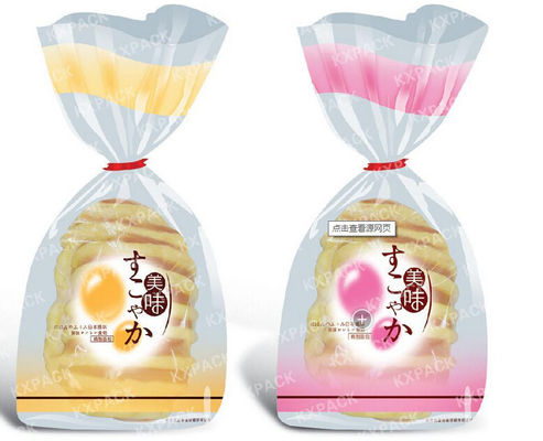 Food Grade Kustom Dicetak Transparan Opp Plastic Bag Untuk Roti