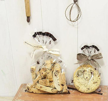 Food Grade Kustom Dicetak Transparan Opp Plastic Bag Untuk Roti