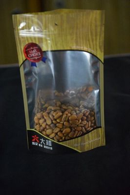 Teh Poly Resealable Stand Up kantong Disesuaikan Dicetak 115 Micron