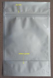 Kering Buah Foil Ziplock Bags Stand Up kantong Dengan Transparan Jendela