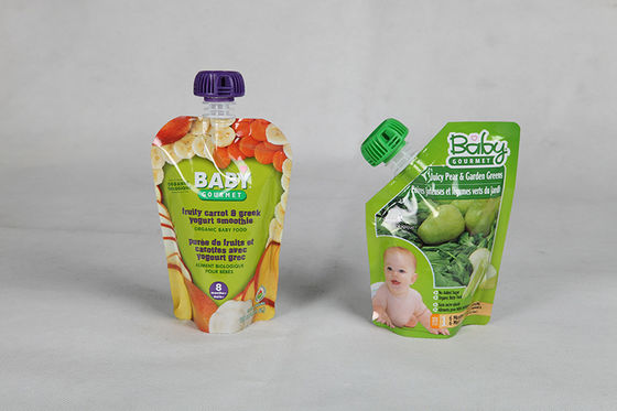 Berdiri Fleksibel Up Hand Sanitizer Kemasan Berbentuk Pouch dengan Spout