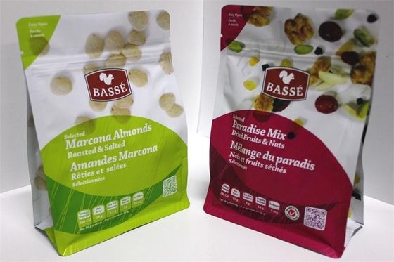 Transparan Fleksibel datar Tas Plastik Bawah di PET / VMPET / PE