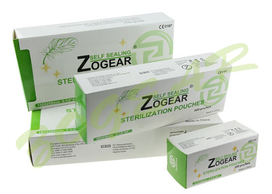 EO & Steam Diri Sealing Sterilisasi Pouch, 60g / Meter Persegi Sterilisasi Kertas Bags