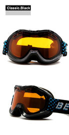 Anti Slip terbuka Putih Anak Snowboarding Goggles datar Cahaya Ski Goggles untuk anak laki-laki