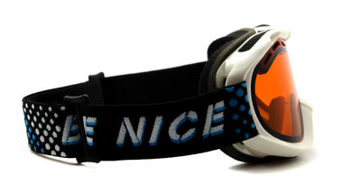 Anti Slip terbuka Putih Anak Snowboarding Goggles datar Cahaya Ski Goggles untuk anak laki-laki