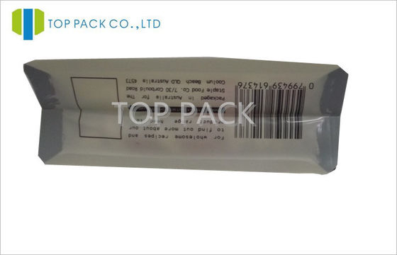Food Grade Chia Seed Plastik Stand Up kantong Zipper Dengan Bawah datar