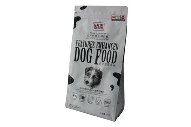 Ditutup kembali Quad Seal Pouch Meal Packaging, Metallized Stand Up kantong