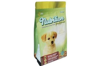 Ungu Quad Seal Kantung Plastik Cat Litter Bag Dengan Handle & Side Gusset