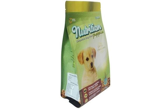 Kantong sampah plastik Biodegradable Cat dicetak OEM Quad Kemasan