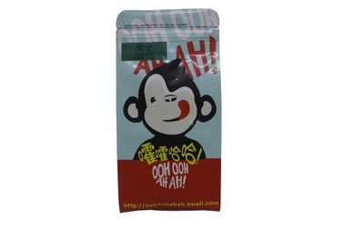 Quad Seal Tas Foil Stand Up kantong / Kustom Kopi Kemasan Bags
