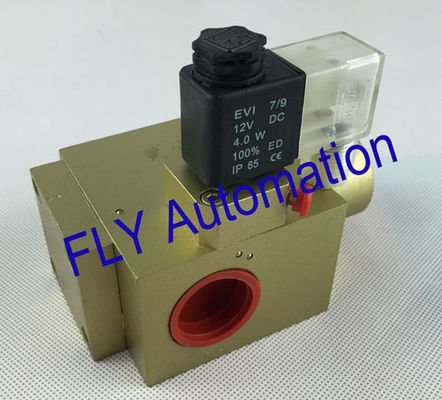 Kantong pengepakan Mechine Pneumatic Solenoid katup popet jenis kuningan tubuh G1 2 "