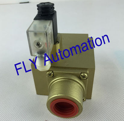 Kantong pengepakan Mechine Pneumatic Solenoid katup popet jenis kuningan tubuh G1 2 "