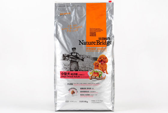 Eco Friendly Plastik Zipper Slider Tas kering Pet Food Packaging