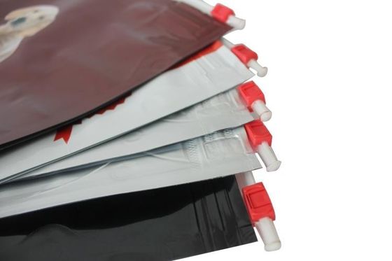 Kompresi tinggi Kekuatan Zip Pouch Tas Stand Up Barrier kantong