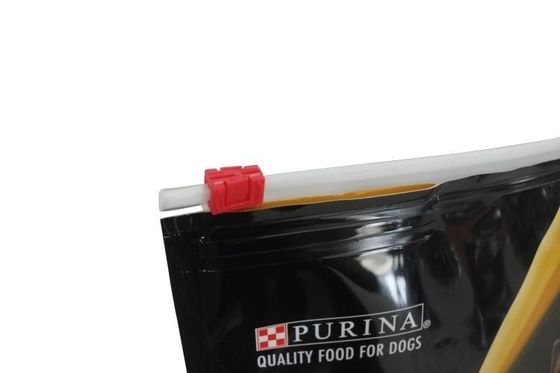 Ditutup kembali PET / PE NY Stand Up Pouch Slider Gourmet Food Packaging
