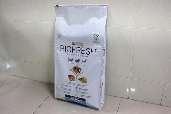 Tas Zipper Slider kemasan makanan yang inovatif untuk kucing, ikan, makanan anjing