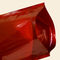 Ziplock Bawah Gusset Red Stand Up Pouch Dengan Zipper / Plastik Teh Kemasan Bags